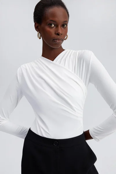 Touche Prive Draped Snap Body