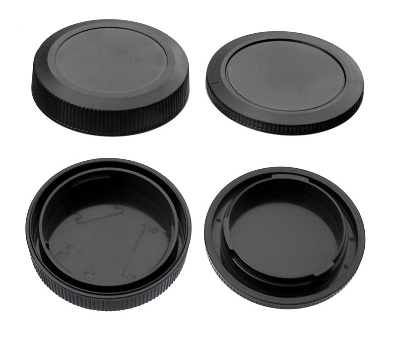 Fotasy (2 Pack) EOS RF Cap, EOS RF Lens Rear Cap, EOS RF Camera Body, Sensor protectie Covers Rear Lens Caps, RF Rear Lens Cap, Compatible with Canon EOS RF Mount Mirrorless Camera EOS R EOS RP R3 R5 R6 - Image 1