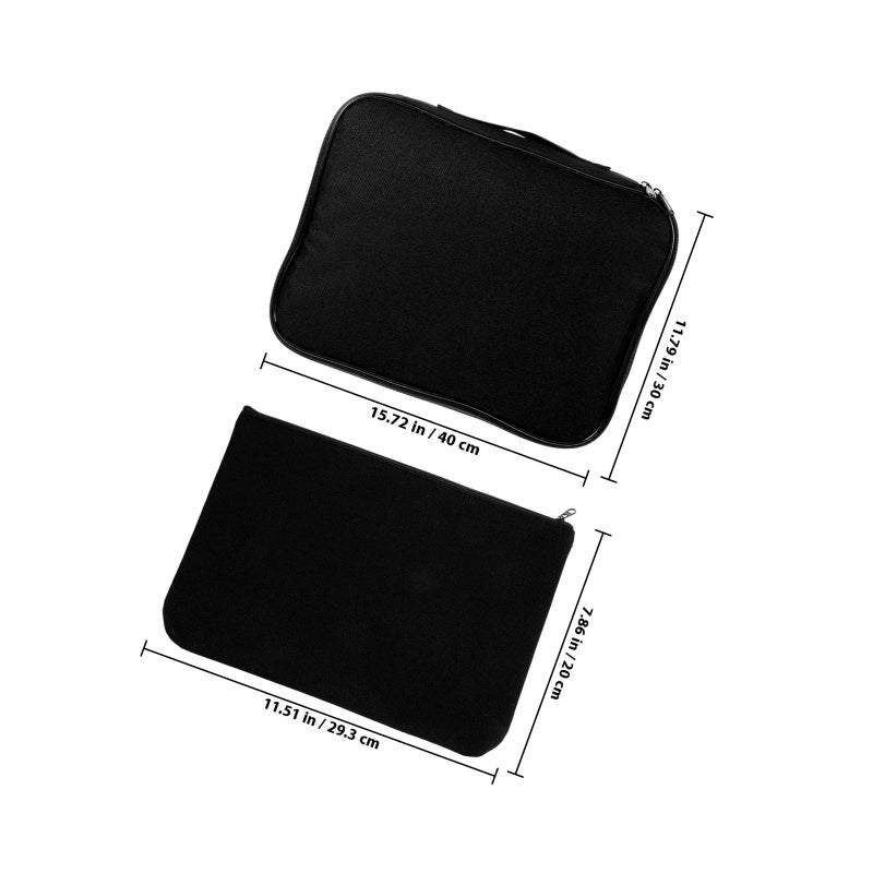 File Organizer Bag, Secure Multi-layer Document Storage with Lock for Home Office - Image 2