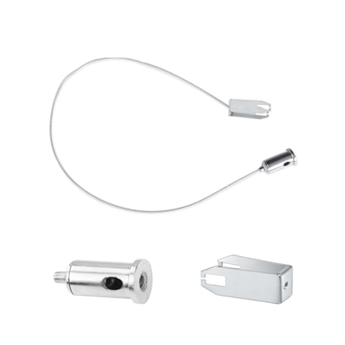 Muzata 20Pack 196 Drop Ceiling Hooks with Hanging Wire Set Installation Kit Hold Up to 50KG TA00 - Image 1