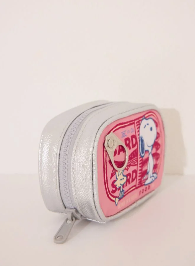 women'secret Metallic Pink Snoopy Purse