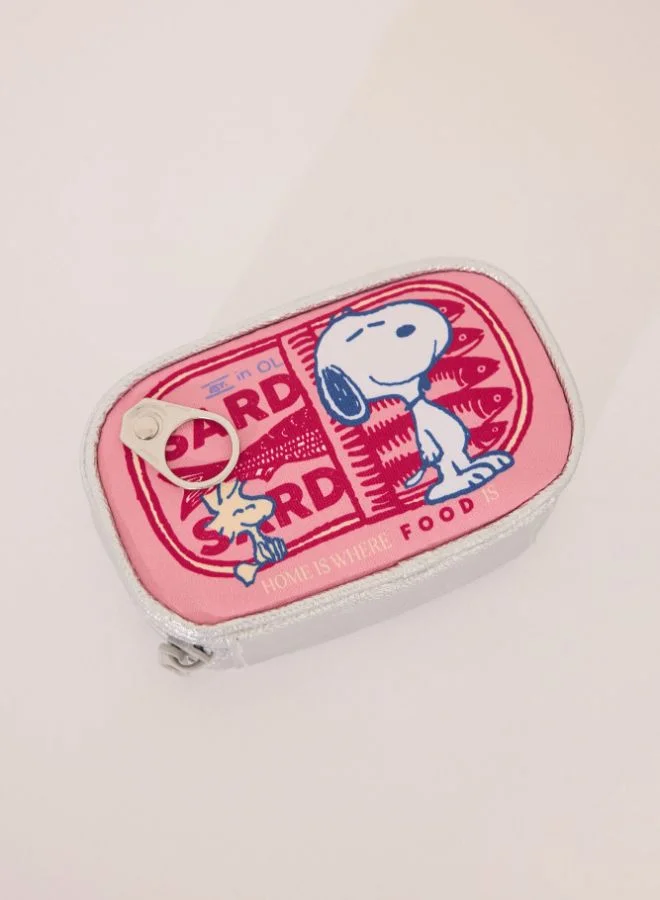 women'secret Metallic Pink Snoopy Purse