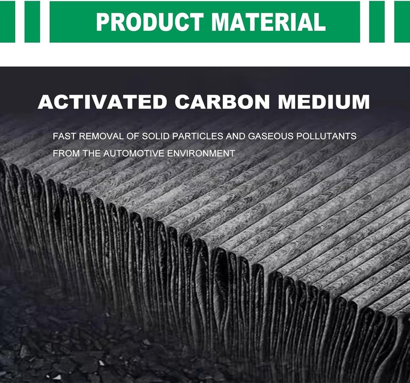 BSAMZO Premium Cabin Air Filter with Activated Carbon - Image 4
