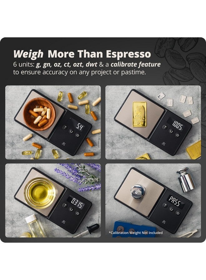Greater Goods Digital Espresso and Coffee Scale - 750 x 0.1g, Mini Scale with 6 Units of Measurement - Image 4