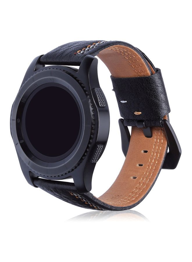 NIBEMINENT Replacement Band For Samsung Gear S3 22mm Black/Yellow/White - Image 4