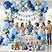 LovesTown 15 PCS Pastel Blue Party Balloons 18 Inch Light Blue Latex Balloons Garland Arch Kit for Birthday Baby Shower Graduation Engagement Anniversary Wedding Party Supplies - Image 4