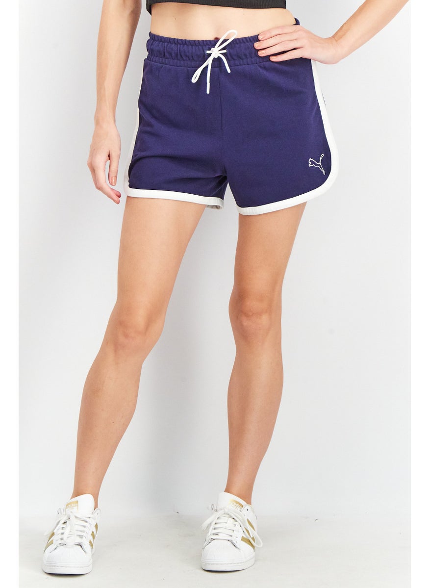 PUMA Women Regular Fit Off Court Short, Navy Blue  - Image 1