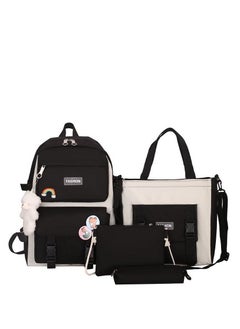 DURKU School Backpack Set of 4 Pieces for Girls/Boys School Bag Set with Shoulder Bag Handle Bag, Sling Bag and Pencil Bag 4 in 1 Waterproof School Backpack Set  - Image 1