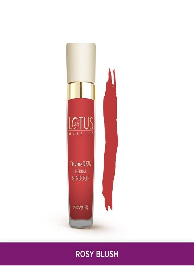 Lotus Makeup Lotus Makeup Herbals Divine Dew Herbal Sindoor, Rosy Blush, 8g  - Image 2