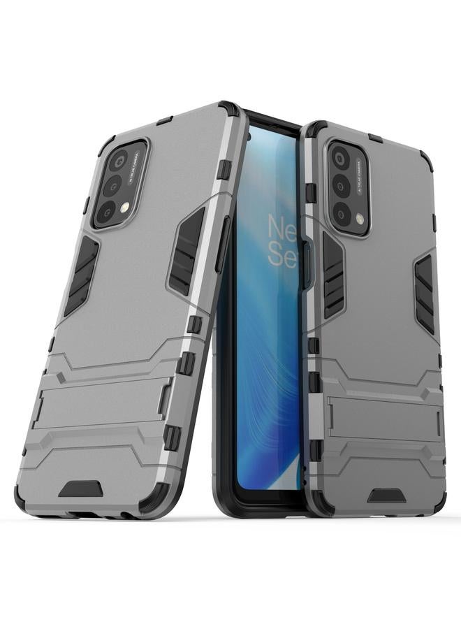 اس-توب جراب لهاتف OnePlus Nord N200 5G PC + جراب واقٍ مقاوم للصدمات من مادة TPU مع حامل - Image 2