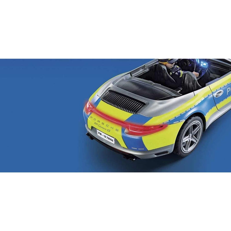 Playmobil لعبة بلايموبيل بورش 911 كاريرا 4S شرطة - Image 2