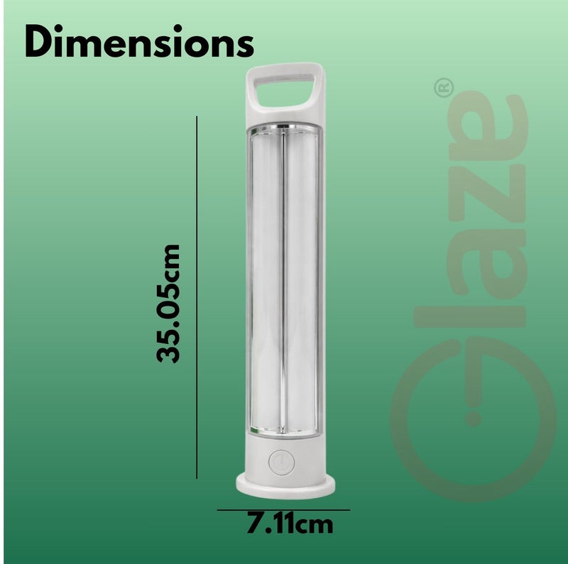 جليز فانوس إضاءة طوارئ LED قابل لإعادة الشحن، مصباح محمول فائق السطوع مع زجاج أمامي غير قابل للكسر، بطارية طويلة العمر، أوضاع إضاءة متعددة، مناسب للاستخدام الداخلي والخارجي أثناء انقطاع الكهرباء وللتخييم - Image 3