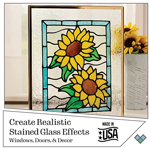 Gallery Glass زجاج المعرض، سائل أسود 2 أونصة رائدة مثالي لمشاريع طلاء الزجاج الملون DIY، 19702 - Image 2