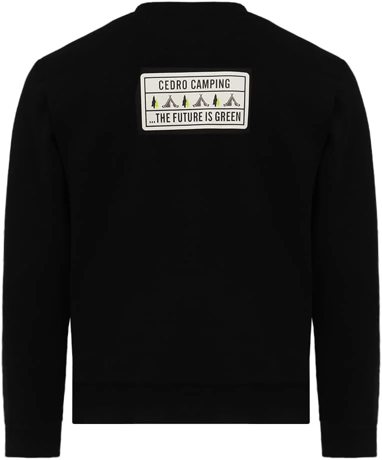 سيدرو Cedro Men's Cotton Blended Long Sleeve Crew Neck Sweatshirt