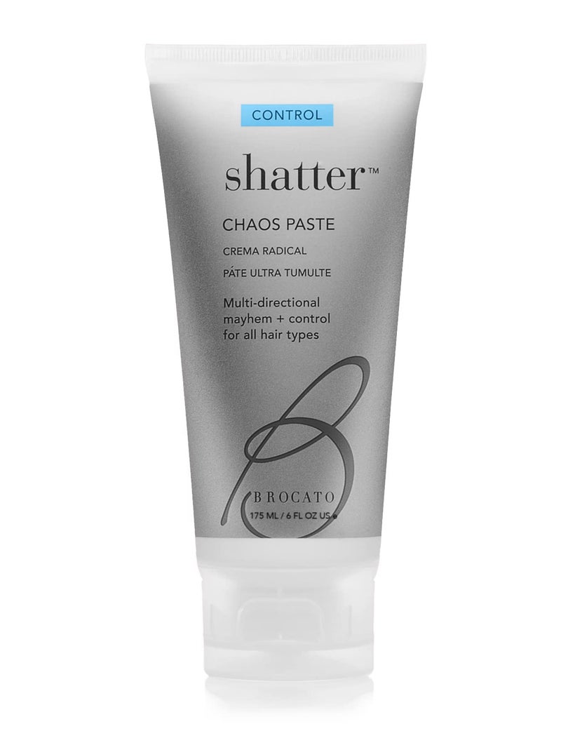 Brocato Shatter Chaos Hair Paste, 6 Oz | Molding Styling Gel for Men & Women with All Hair Types | Shaping & Sculpting Mousse for Salon Quality Hairdos | Apply to Wet, Dry or Heat Styled Hair - Image 1
