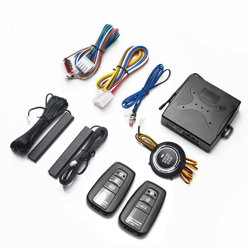 Shenyi Car Modification One-Click Start Keyless Entry Pke One-Way Anti-Theft Device Remote Start 12V System - Image 1