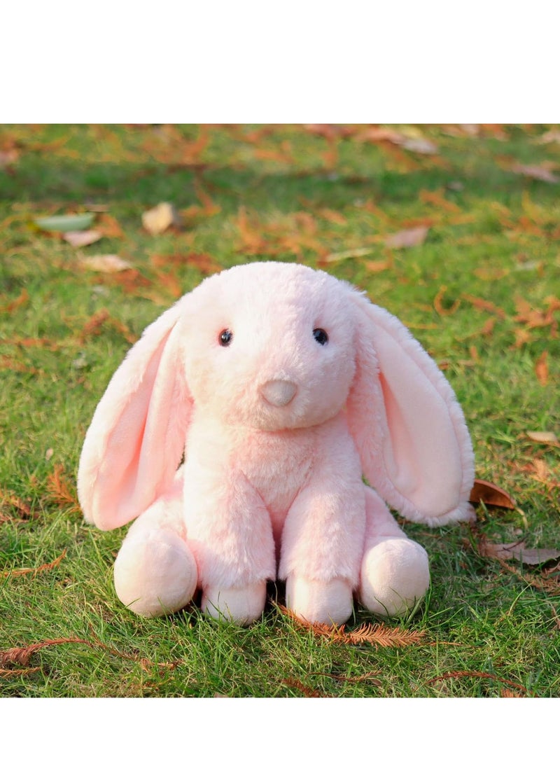 Y&D 1-Piece Snuggle Bonnie Bunny Soft Plush Toy Toys Plush Indy Pink Bunny Rabbit Stuffed Animal with Fluffy Soft Ears - Image 2
