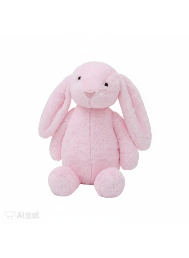 Y&D 1-Piece Snuggle Bonnie Bunny Soft Plush Toy Toys Plush Indy Pink Bunny Rabbit Stuffed Animal with Fluffy Soft Ears - Image 1