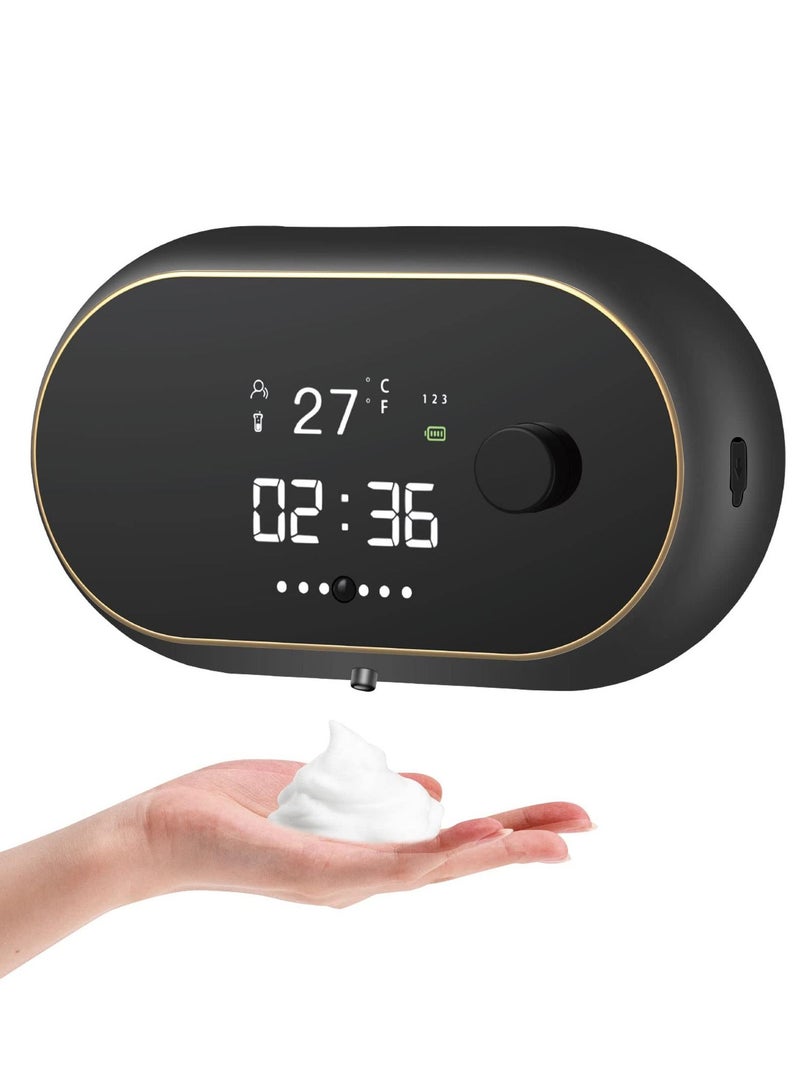 KASTWAVE Automatic Soap Dispenser Foaming Hand Free Soap Dispenser Wall Mount Foam Soap Dispenser Touchless Soap Dispenser Smart Electric Wall Auto Soap Dispenser for Bathroom, Kitchen  - Image 1