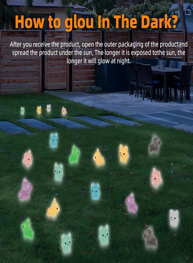 Asofelk 90PCS Cute Mini Resin Dog Glow in Dark, Luminous Small Resin Puppy Mini Figures Cute for Home Miniature Landscape Decoration, Miniature Puppy Figurine for Landscape Dollhouse Garden - Image 4