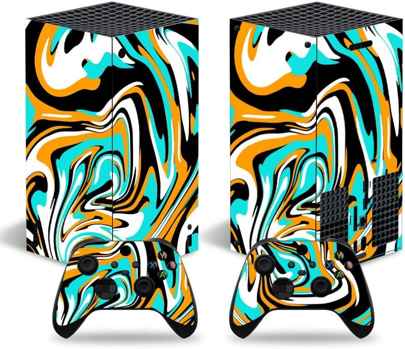 Xbox Series X Digital Stickers Full Body Vinyl Skin Decal Protective Cover for Microsoft Xbox Series X Digital Console and Controllers (Series X Digital A)