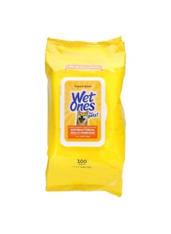 Wet Ones Wet Ones, For Pets!, Antibacterial Multi-Purpose Wipes, For Dogs, Tropical Splash, 100 Wipes  - Image 1