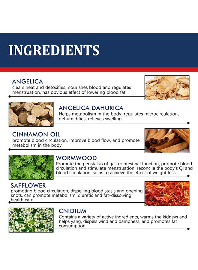 SOUTH MOON Natural Belly Button Plaster For Weight Loss, Detox Patch The Belly, Body Shaping Stickers 5 Patches - Image 2