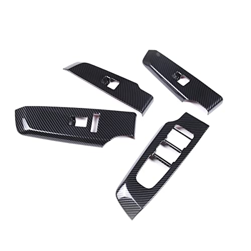 Qiosreui Window Lift Switch Panel Trim Cover for Mitsubishi Outlander 2022-2025 Accessories, Car Doors Armrest Window Control Switch Decorative Frame Sticker, ABS (Glass Lift Switch) - Image 3