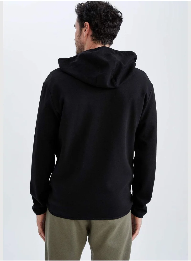 ديفاكتو Man Hooded Knitted Cardigan