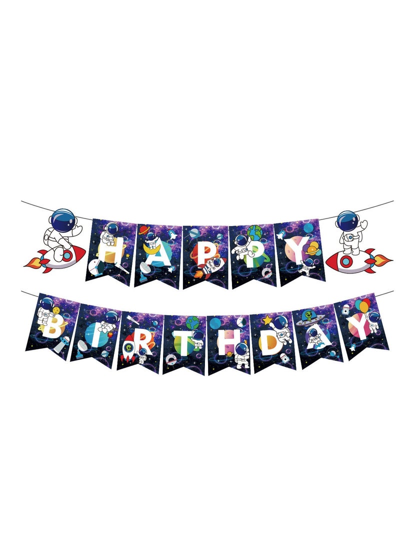 xppier 41 Pieces Space-man Theme Birthday Decorations for Children's Birthday Supplies  - Image 5
