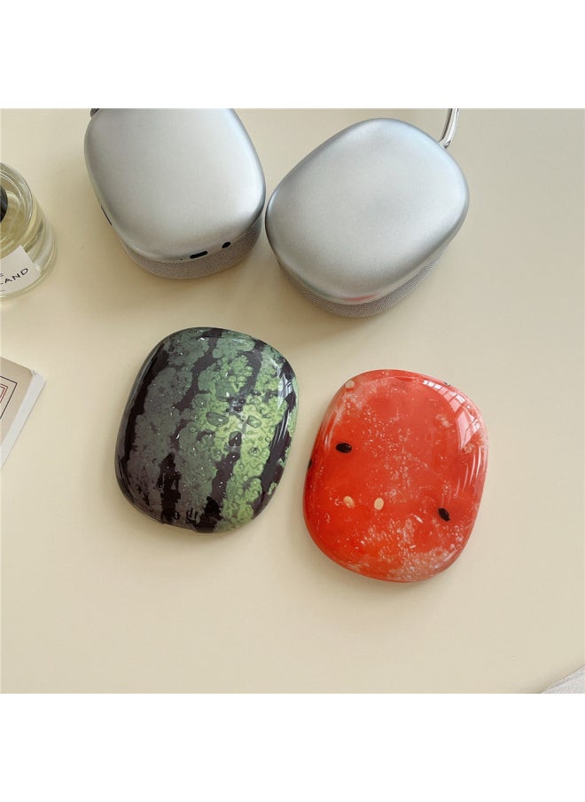 Generic - Niche Cartoon Watermelon Filin Earphone Cover For Apple Airpods MAX Full Coverage Drop-resistant MAX Earphone Case-Color:Lemon (minimum Order Of 5 Pieces)-Applicable Models:airpods MAX - Image 1