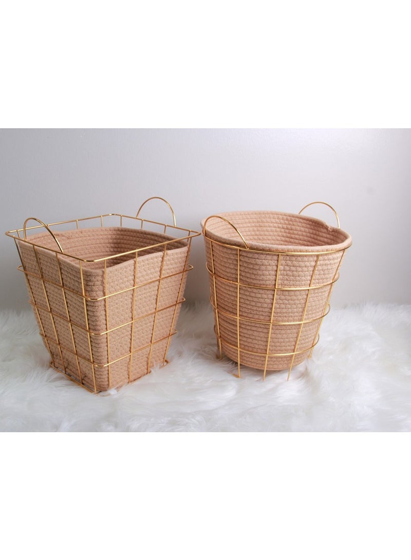 Generic A set of multi-purpose and colorful baskets with a distinctive and elaborate design.  - Image 1