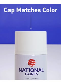 NATIONAL PAINTS Fast Drying Acrylic Spray Paint - LIGHT GREY 104  - Image 3