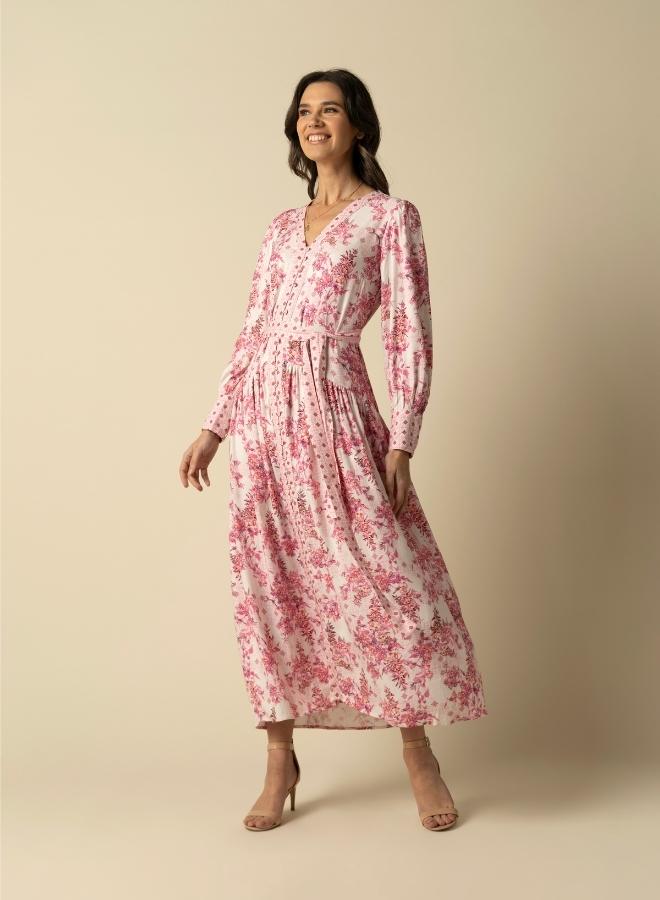Raishma Aaliyah Pink Dress - Image 1