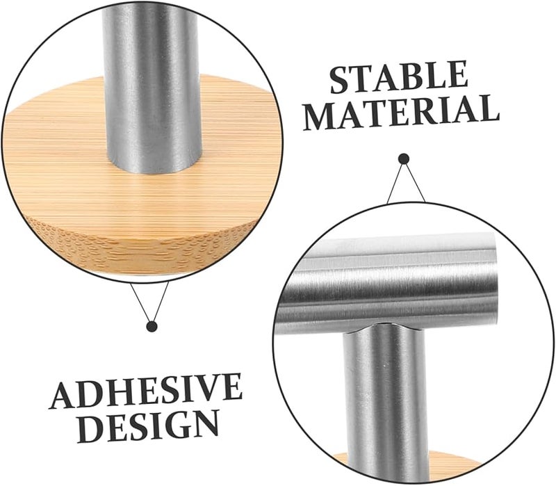 COHEALI 3 قطع من الخطافات المعلقة على الحائط ذاتية اللصق لتخزين مناشف الحمام والمعاطف - Image 3
