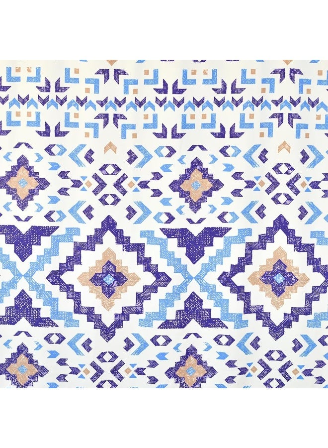 السرعوف الذهبية ستارة حمام GOLD MANTIS مقاس 71 × 71 بوصة (182 × 182 سم) - مقاومة للماء، خالية من التجاعيد، سريعة الجفاف، مصنوعة من البوليستر، مزودة بـ 12 فتحة معززة - تصميم مطبوع عصري (Bedrich) - Image 2