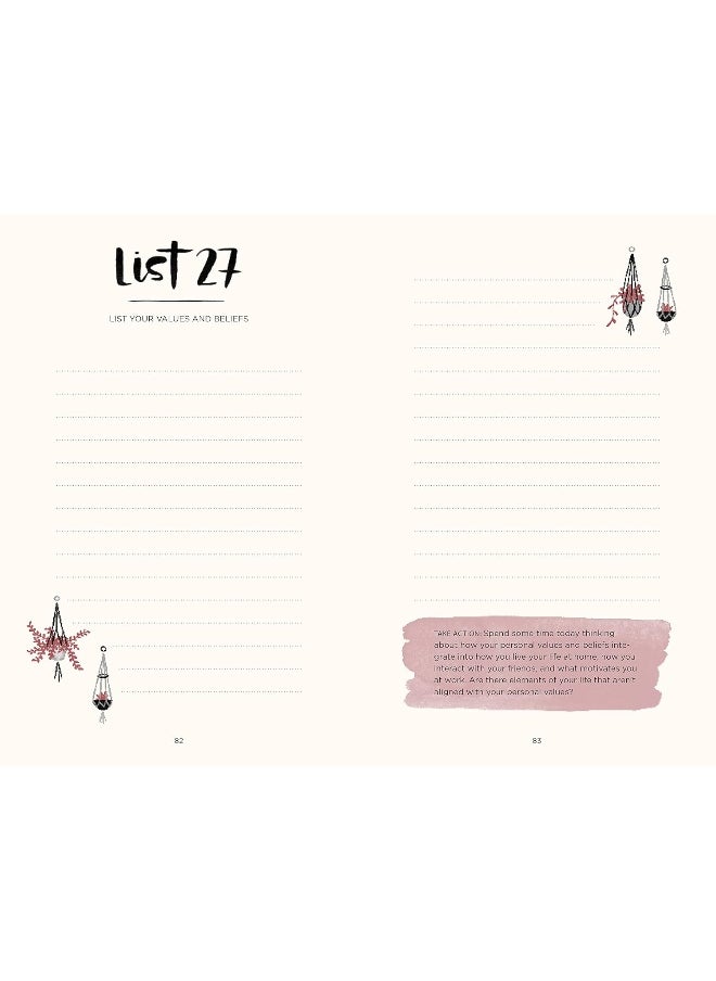 52 Lists For Happiness: Weekly Journaling Inspiration for Positivity, Balance, and Joy