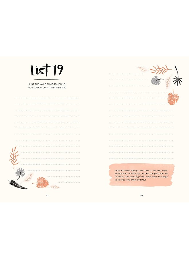 52 Lists For Happiness: Weekly Journaling Inspiration for Positivity, Balance, and Joy