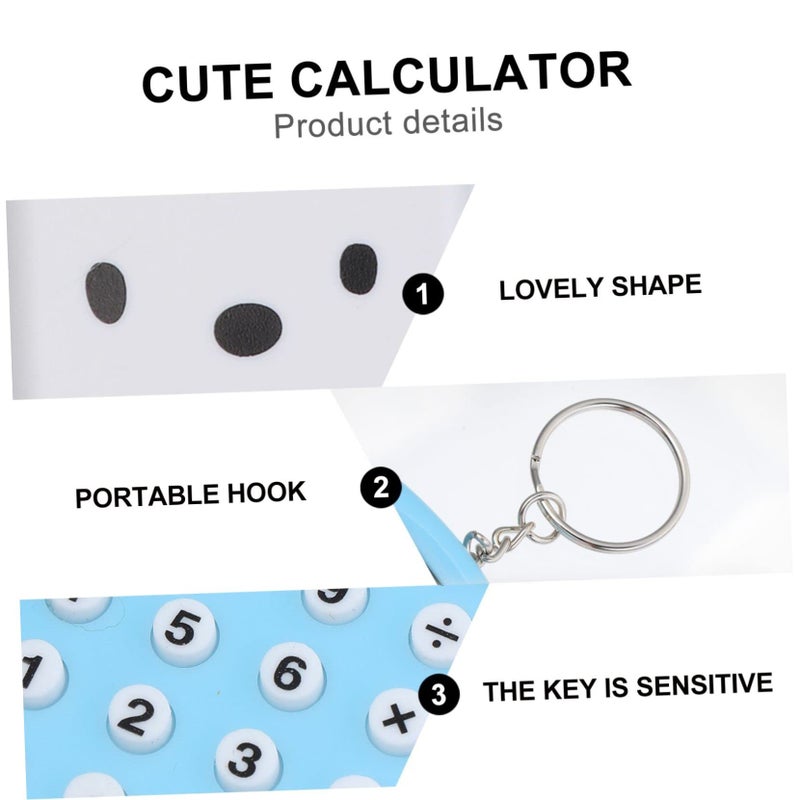 Mini Electronic Calculator Set Portable Arithmetic Device For Students Office And Home Use - Image 4