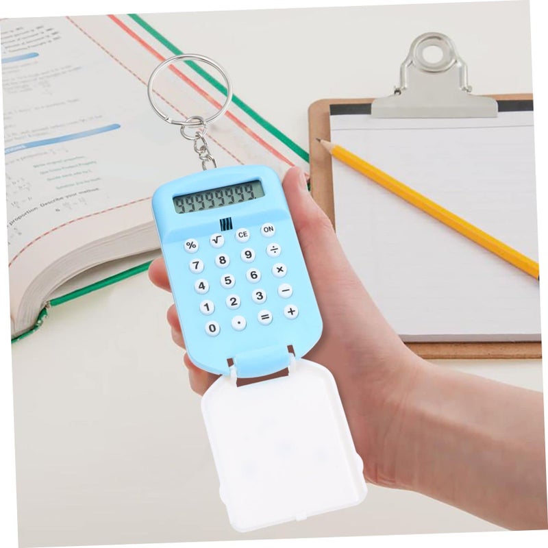 Mini Electronic Calculator Set Portable Arithmetic Device For Students Office And Home Use - Image 5