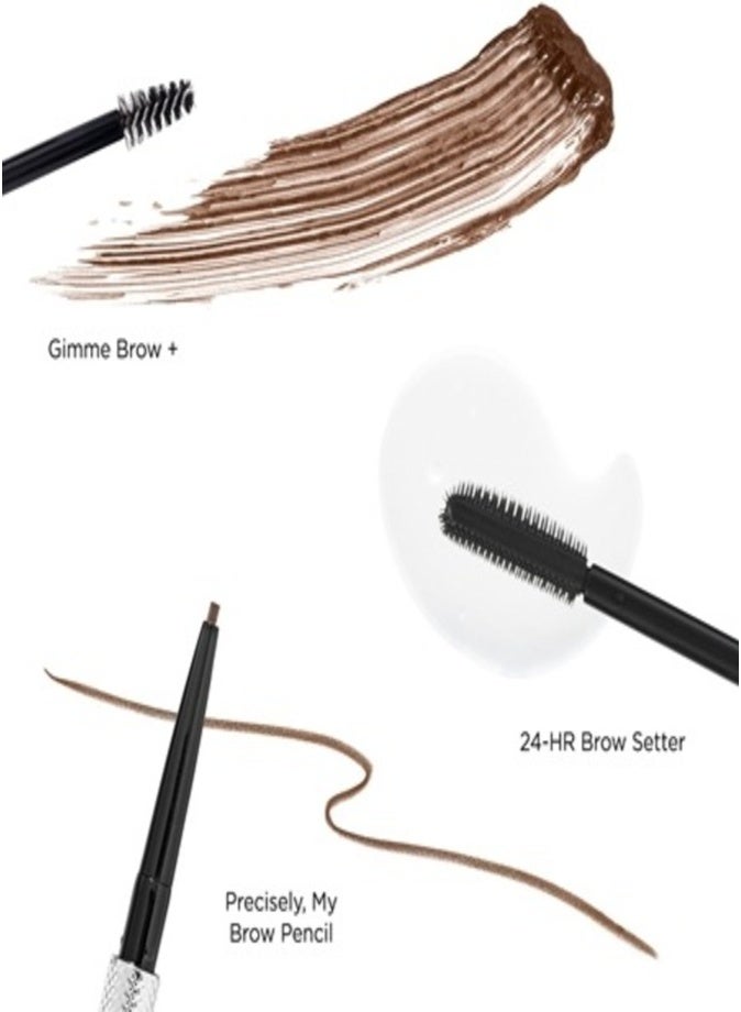 بينيفت مجموعة حواجب جولي براو من بينيفت - درجة ٣ بني فاتح دافئ | جل حواجب، قلم حواجب، ومثبت حواجب شفاف - Image 2