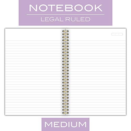 Cambridge Meeting Notebook, Journal, 9-1/2" x 6-5/8 ", Legal Ruled, 80 Sheets, WorkStyle, Fashion, Teal (49587) - Image 3