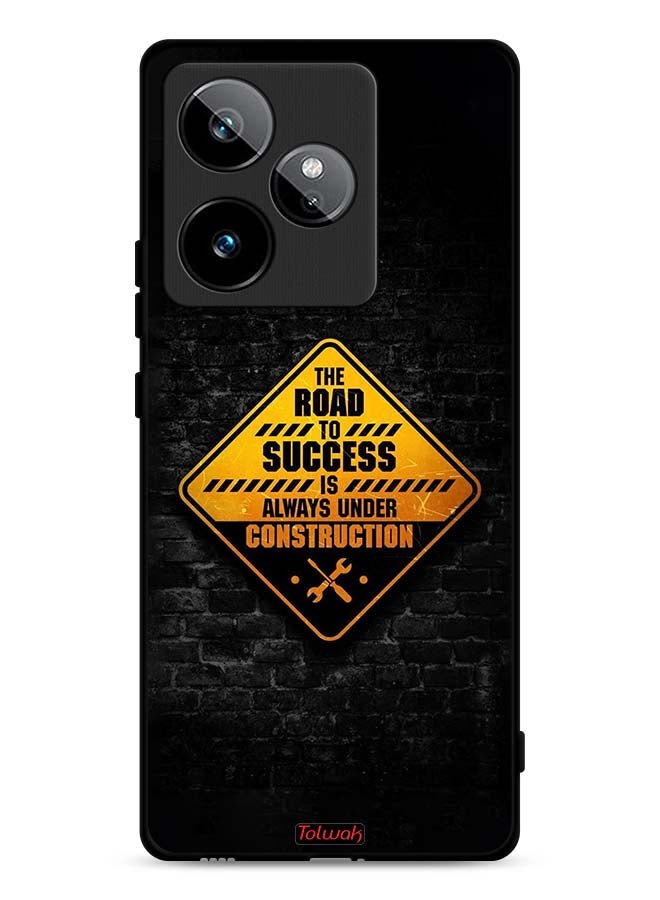 Tolwak Realme GT 7 5G Protective Case Cover The Road To Success Is Always Under Construction