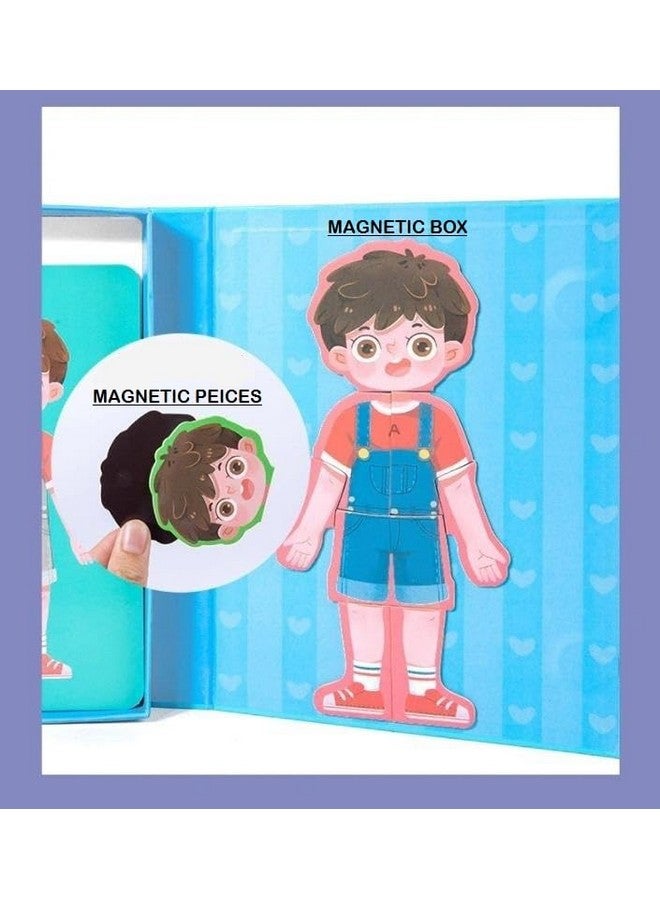 MUMMAMIA Magnetic Wooden Human Body Parts Structure Puzzle (Human Body (Girl)) - Image 4