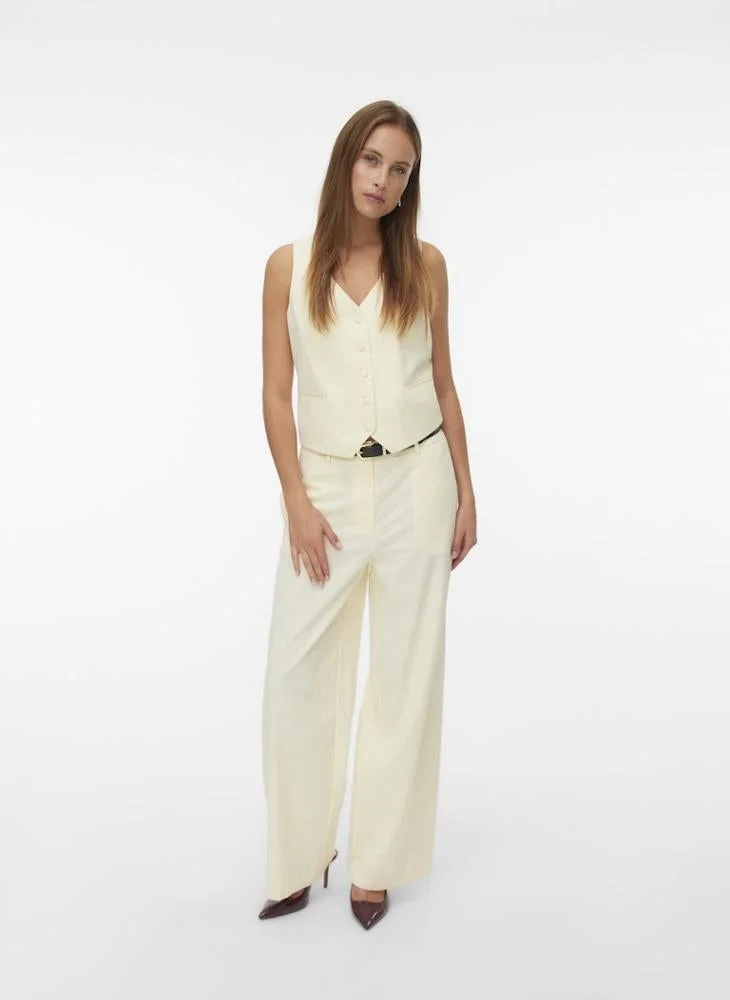 VERO MODA Wide Leg High Waist Pants
