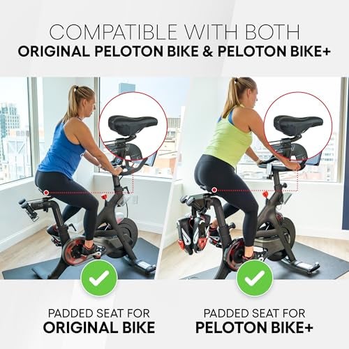 TrubliFit Padded Seat Cover for Peloton Bike & Peloton Bike+, Gel Seat Cushion, Ultimate Comfort for Men & Women, Accessories for Peloton Bikes - Image 3