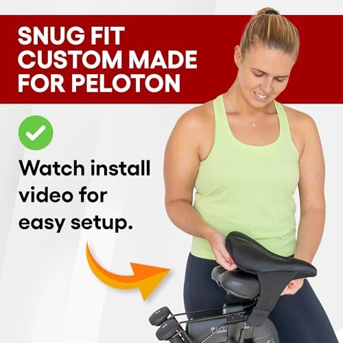 TrubliFit Padded Seat Cover for Peloton Bike & Peloton Bike+, Gel Seat Cushion, Ultimate Comfort for Men & Women, Accessories for Peloton Bikes - Image 2