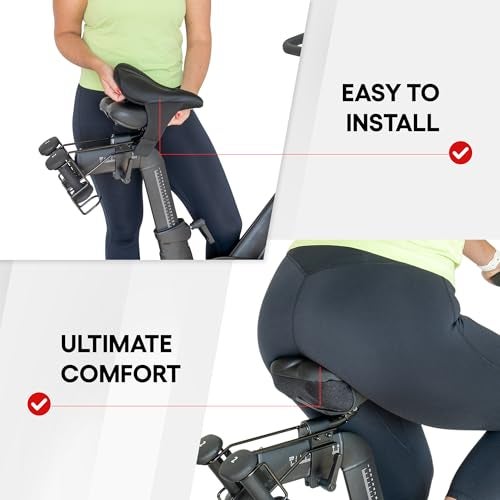 TrubliFit Padded Seat Cover for Peloton Bike & Peloton Bike+, Gel Seat Cushion, Ultimate Comfort for Men & Women, Accessories for Peloton Bikes - Image 5