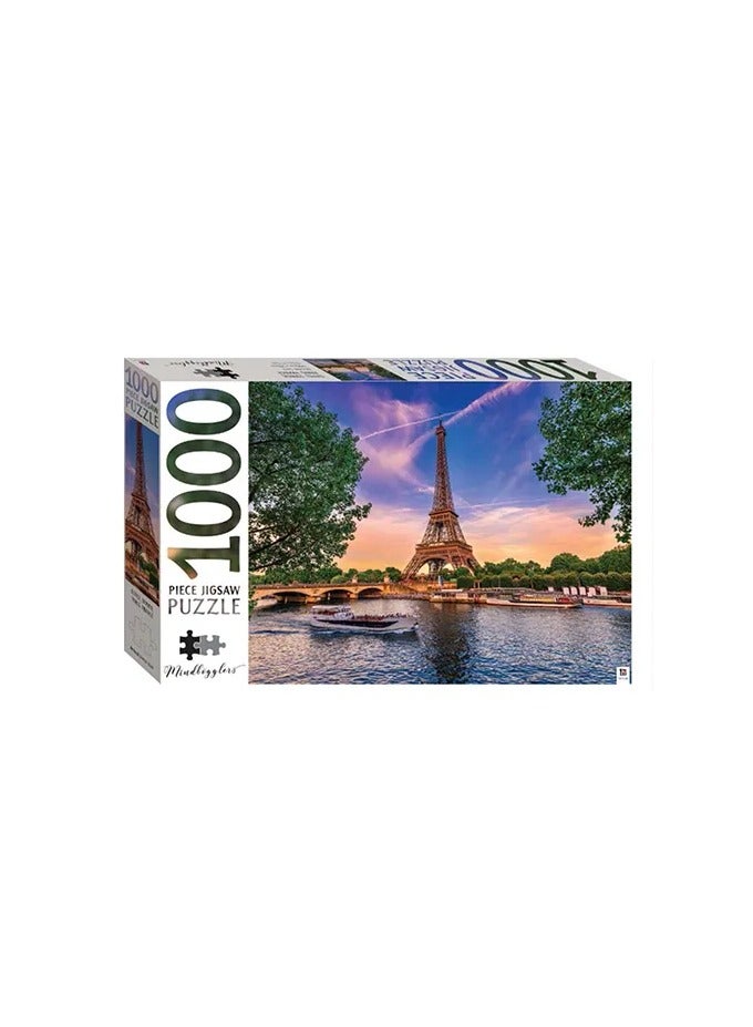 Mindbogglers Eiffel Tower, Paris 1000 Piece Jigsaw Puzzle | Mindbogglers | Iconic French Landmark Puzzle for Adults and Kids - Image 1