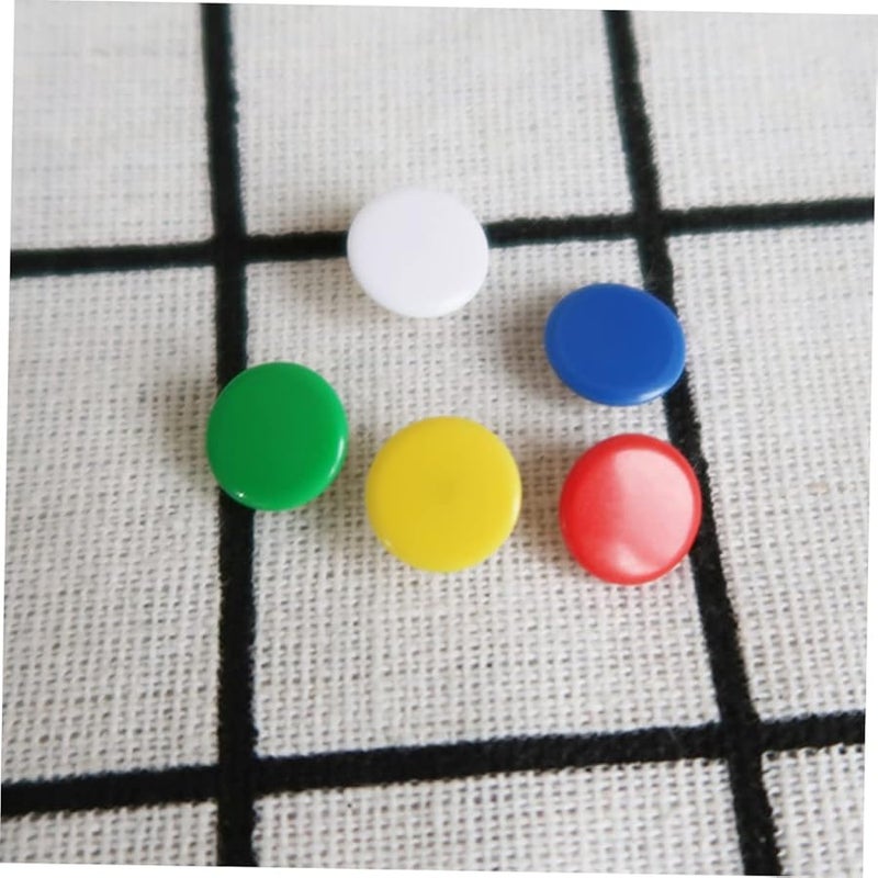 Tehaux 200 قطعة دبابيس معدنية دفع للخرائط لوحات ديكور المنزل المكتب فضي - Image 5